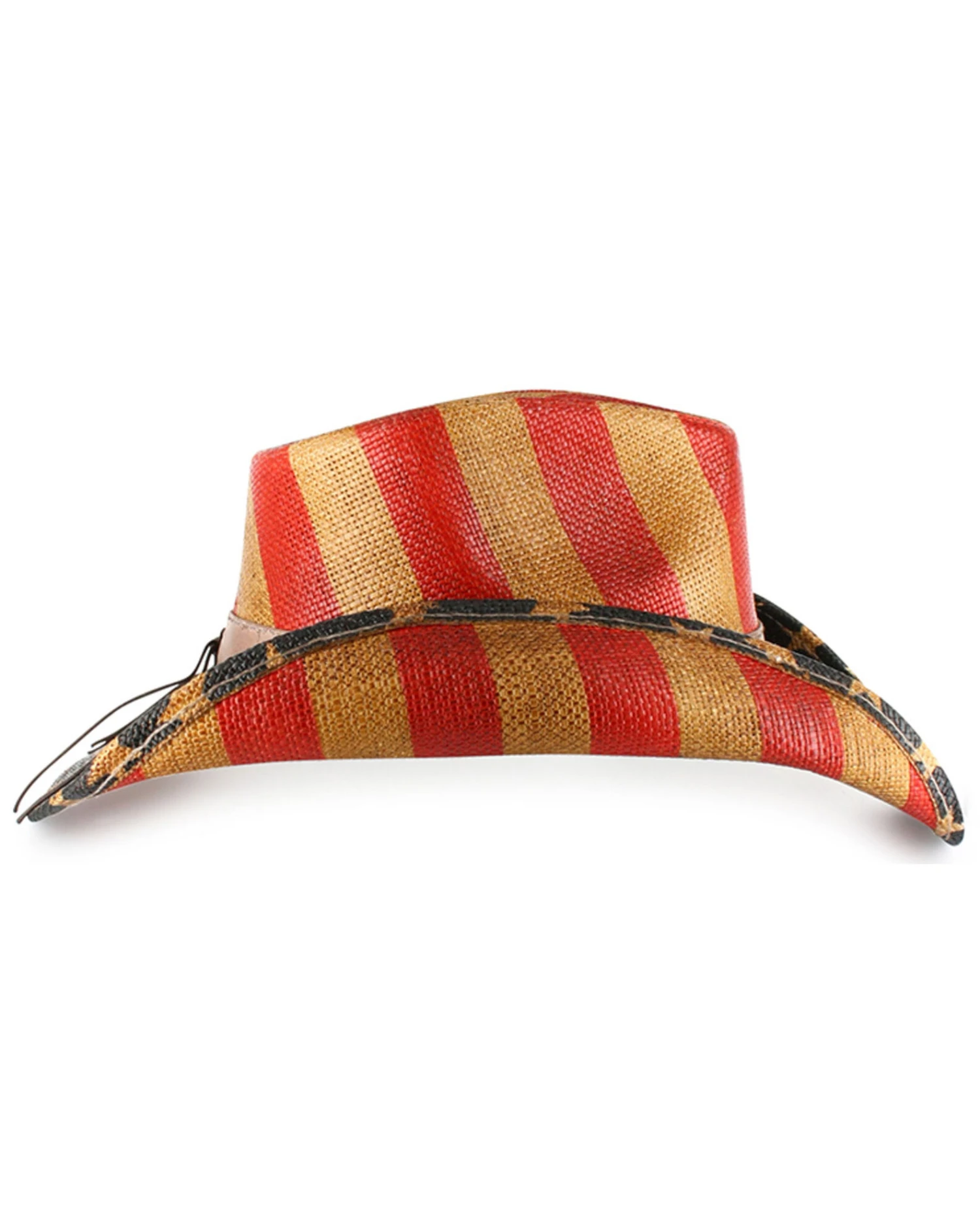 Cody James Men's Justice American Flag Drifter Straw Cowboy Hat