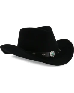 Cody James Men's Santa Ana Black Wool Felt Hat