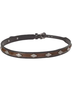 Cody James Diamond Studded Horsehair Hat Band