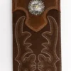 Cody James Men's Boot Stitch Long Horn Leather Checkbook Wallet 