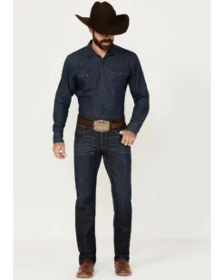 Cody James Men's Night Hawk Basic Medium Wash Stretch Slim Straight Jeans 