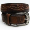 Cody James Men's Orange Stitched Belt