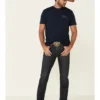 Cody James Men's Barn Sour Dark Wash Stretch Slim Straight Jeans 