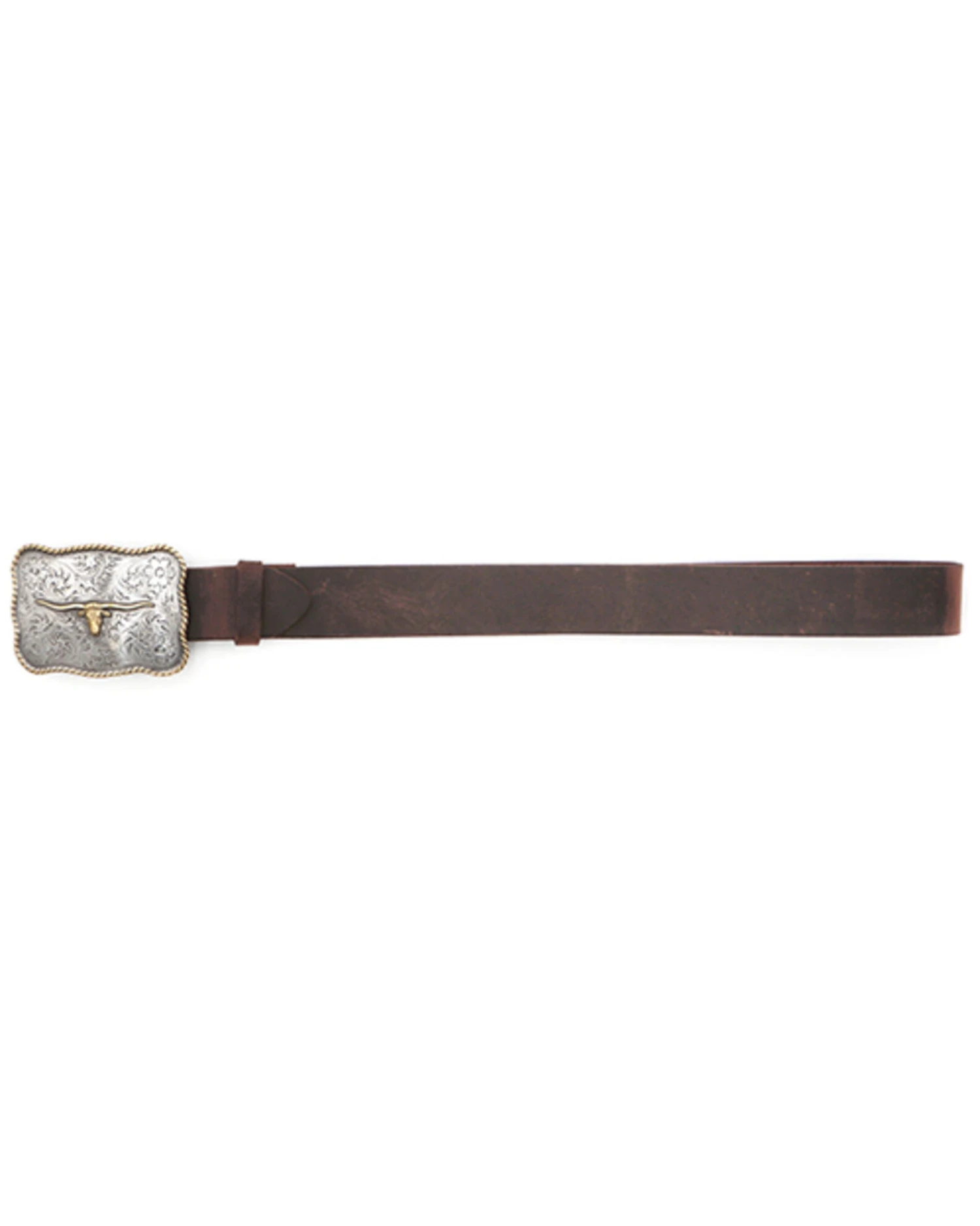 Cody James Men's Scalloped Longhorn Western Belt