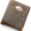 Cody James Men's Croc Embossed Bifold Wallet