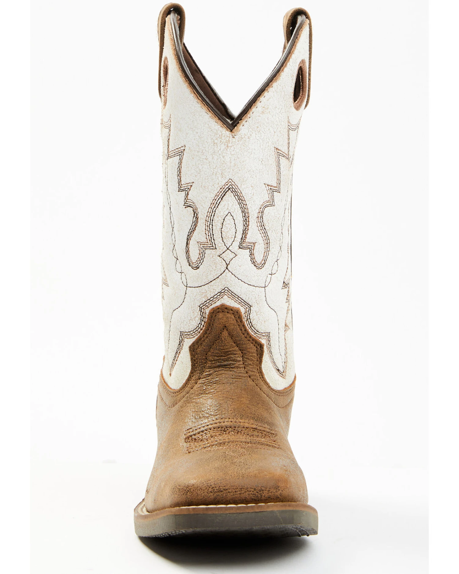 Cody James Boys' Pull On Leather Western Boots - Broad Square Toe