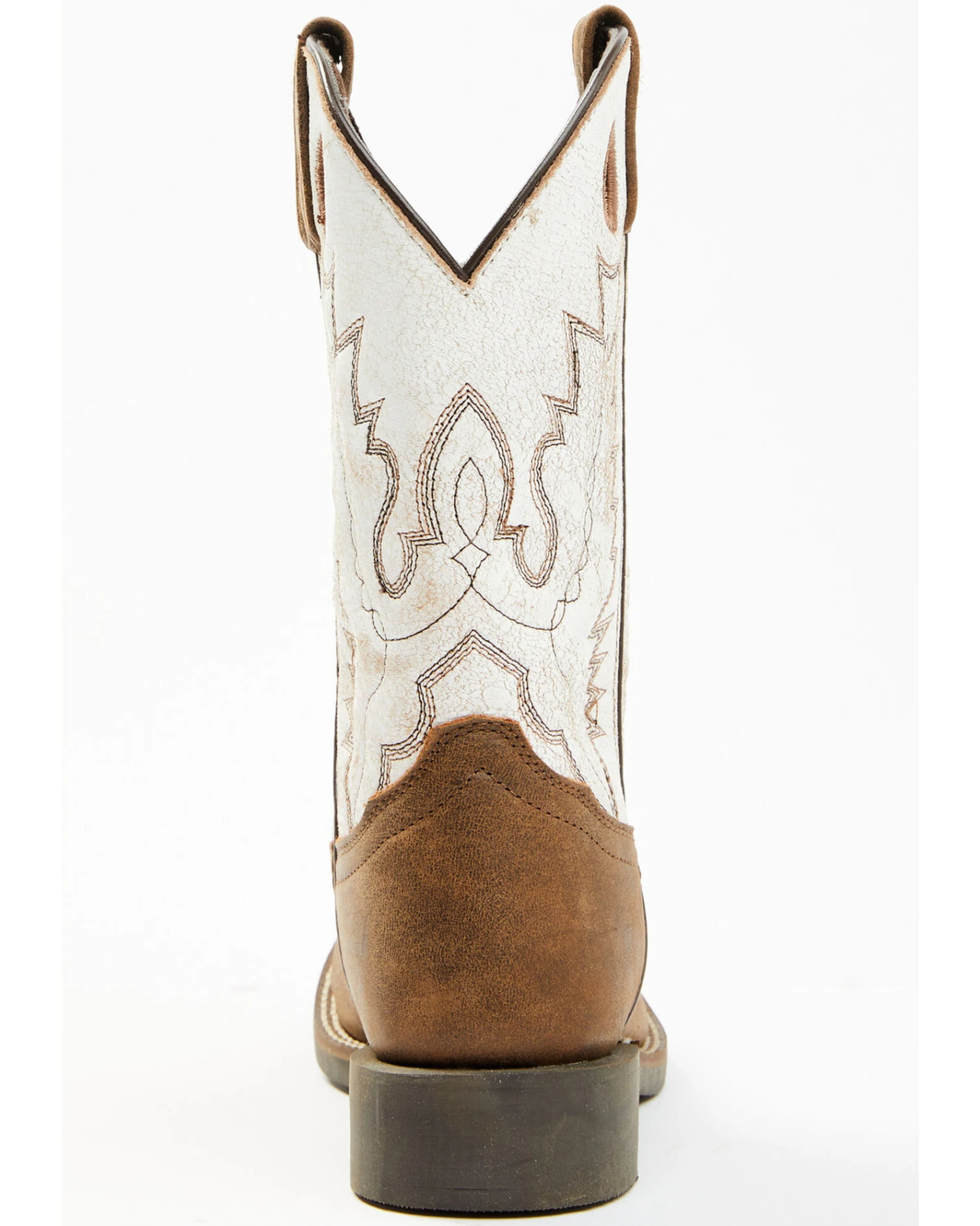Cody James Boys' Pull On Leather Western Boots - Broad Square Toe