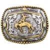 Cody James Men's Bronco Rider Beaded Edge Belt Buckle
