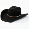 Cody James Men's 3X Black Leather Lace Band Wool Felt Western Hat