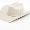 Cody James Men's 3X Silver Belly Self Buckle Band Wool Felt Western Hat 