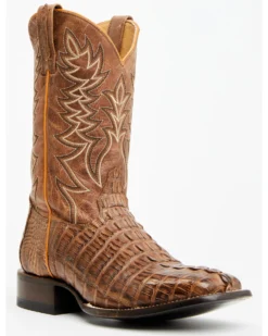 Cody James Men's Exotic Caiman Tail Western Boots - Broad Square Toe 