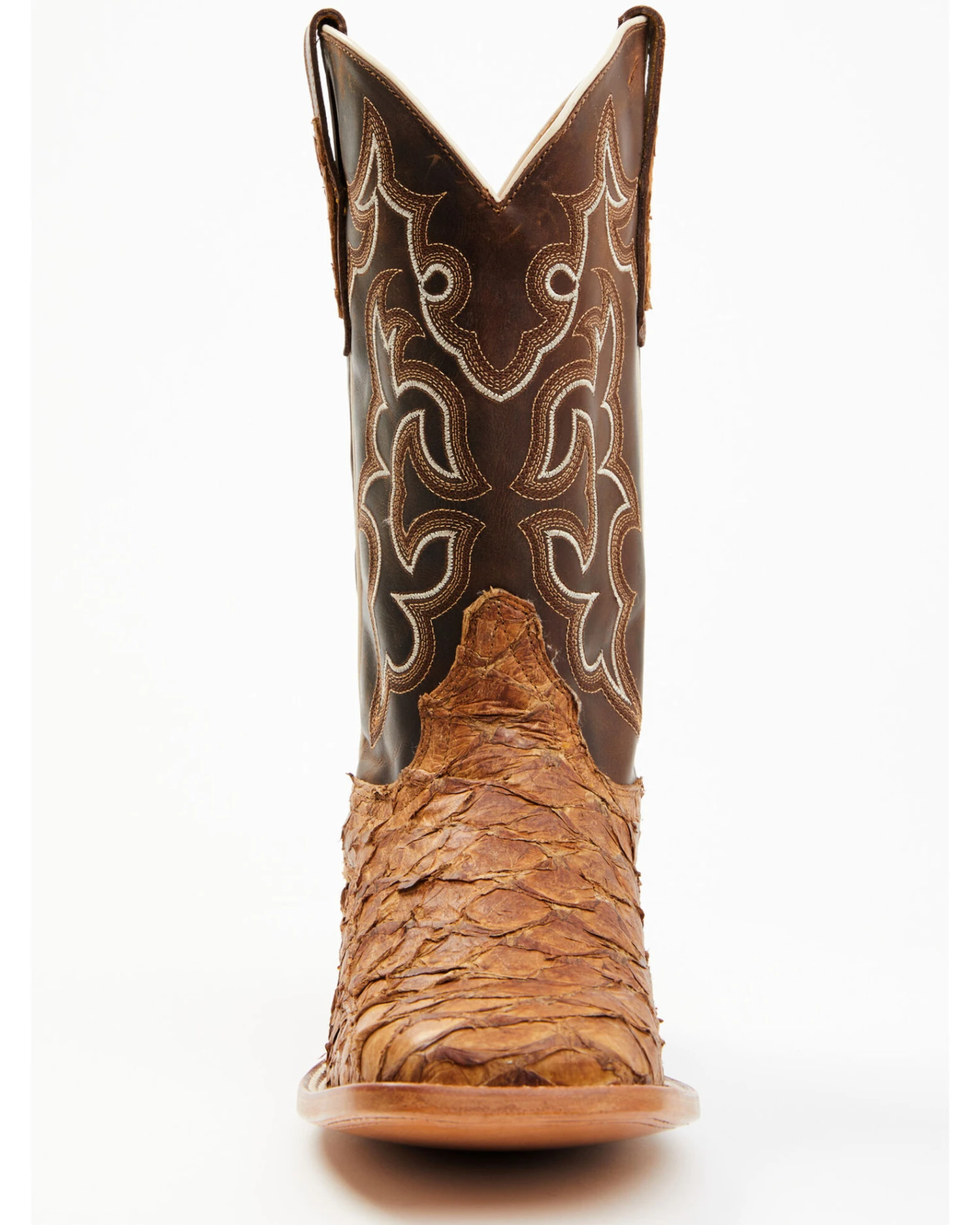 Cody James Men's Exotic Pirarucu Skin Western Boots - Broad Square Toe