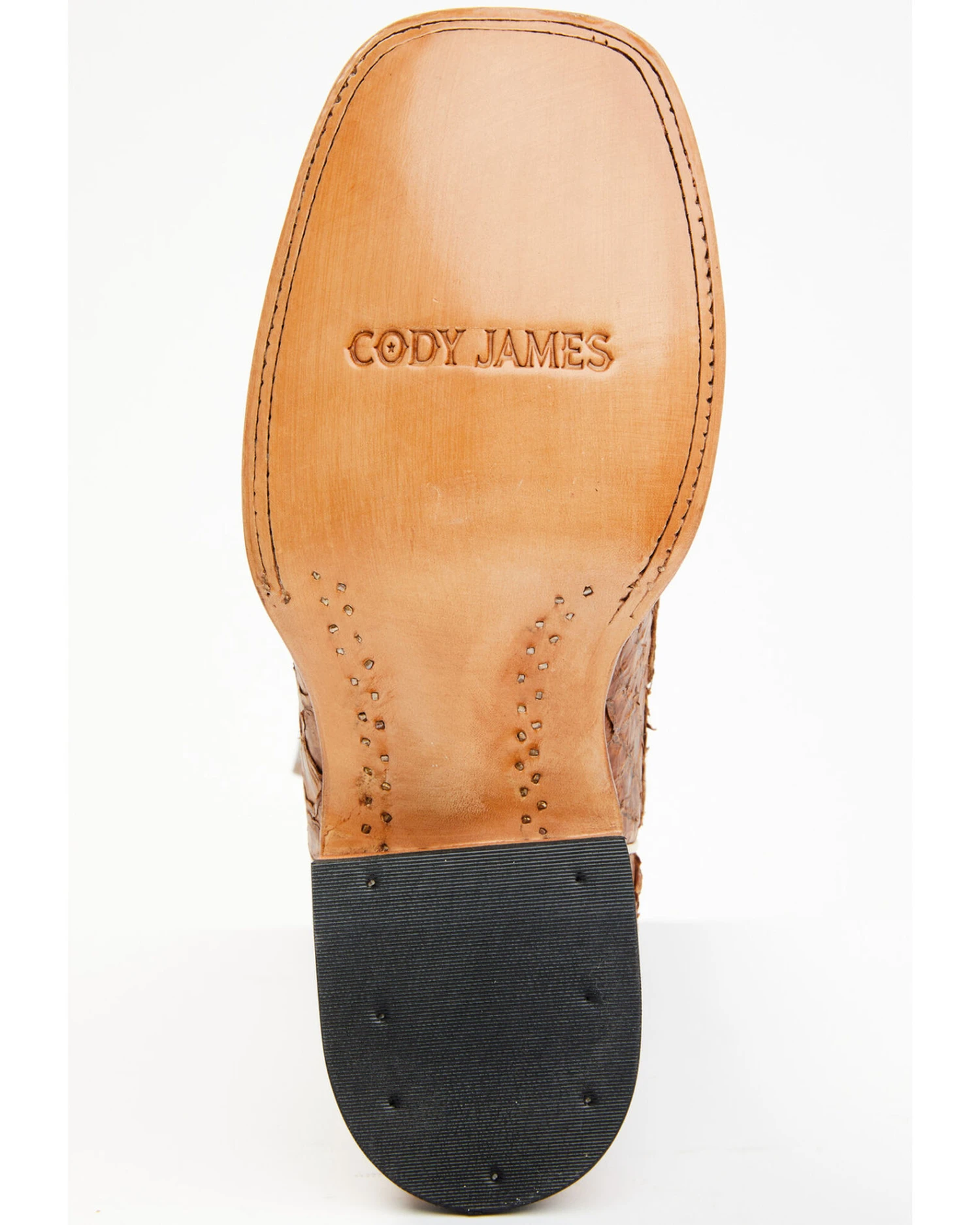 Cody James Men's Exotic Pirarucu Skin Western Boots - Broad Square Toe