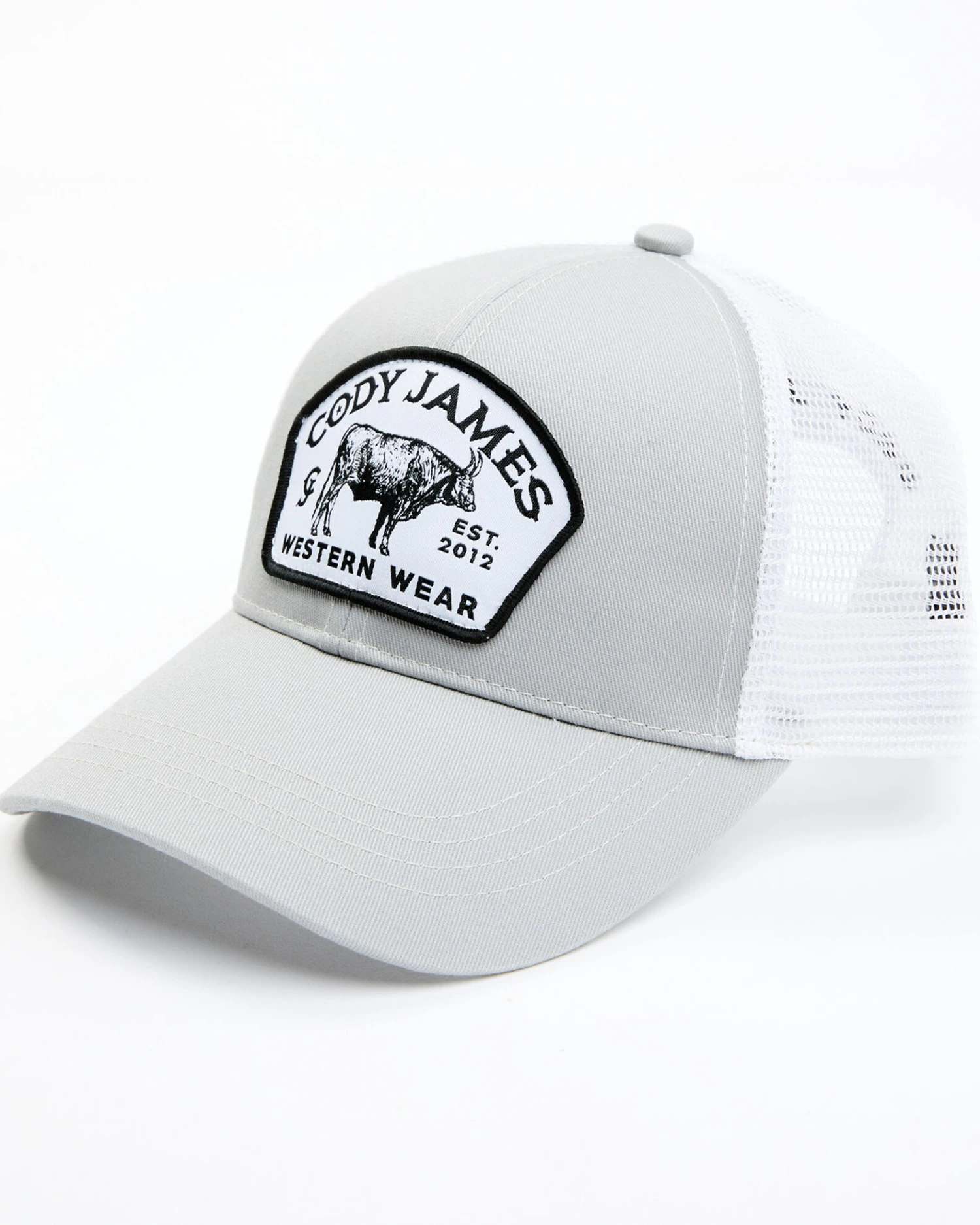 Cody James Men's Cow Logo Patch Mesh-Back Ball Cap