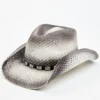 Cody James Men's Ombre Gray Bartolome Straw Hat