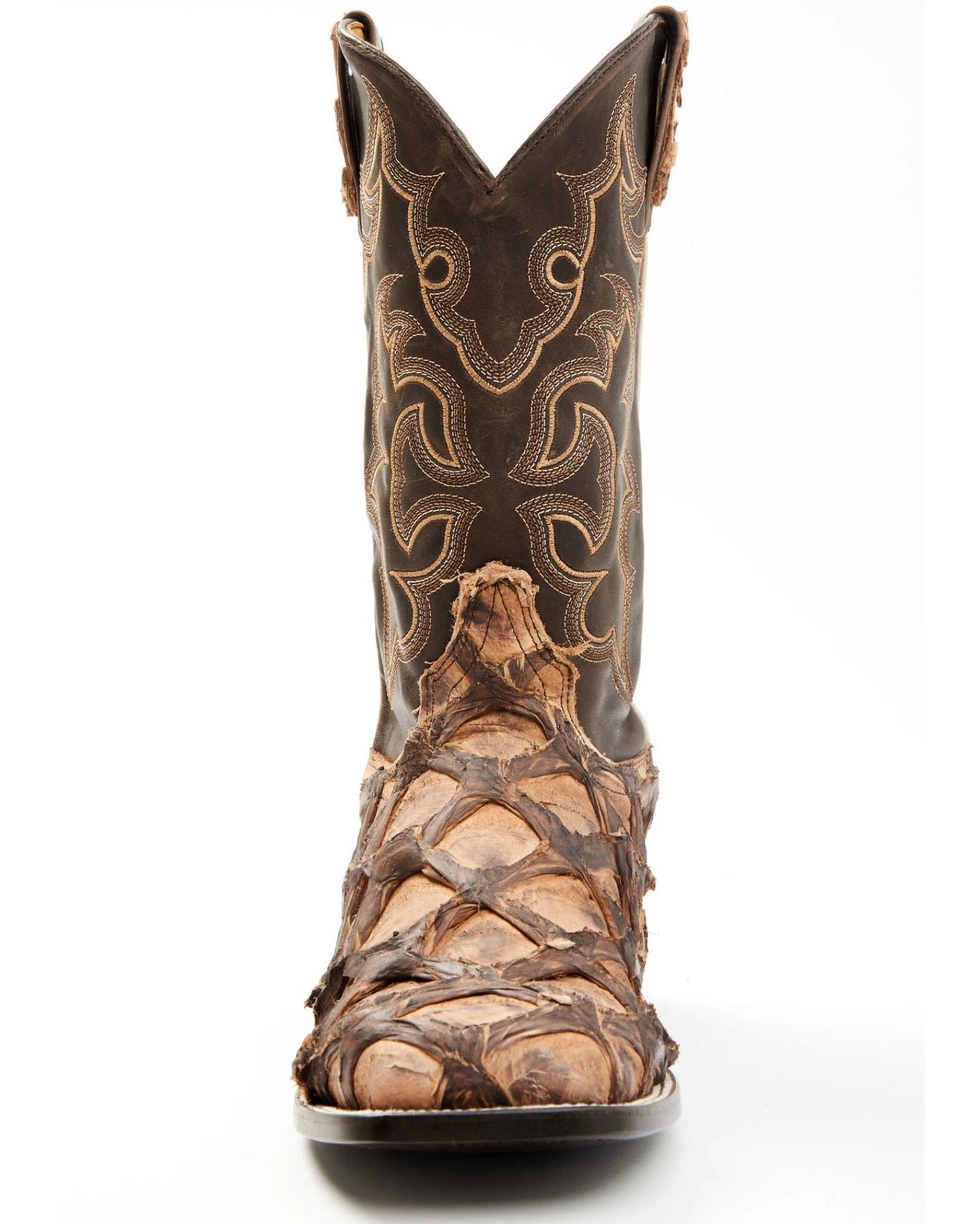 Cody James Men's Exotic Pirarucu Western Boots - Broad Square Toe