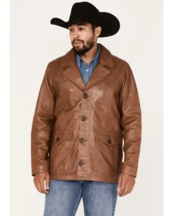 Cody James Men's Dale Leather Field Jacket