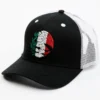Cody James Men's Embroidered Mexican Flag Eagle Mesh Back Ball Cap