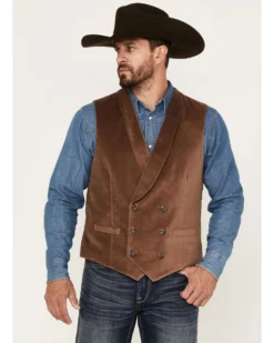 Cody James Men's Amarillo Double-Breasted Velvet Vest