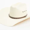 Cody James Men's Laced Woven Straw Western Hat