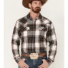 Cody James Men's Cabin Fever Long Sleeve Snap Western Flannel Shirt
