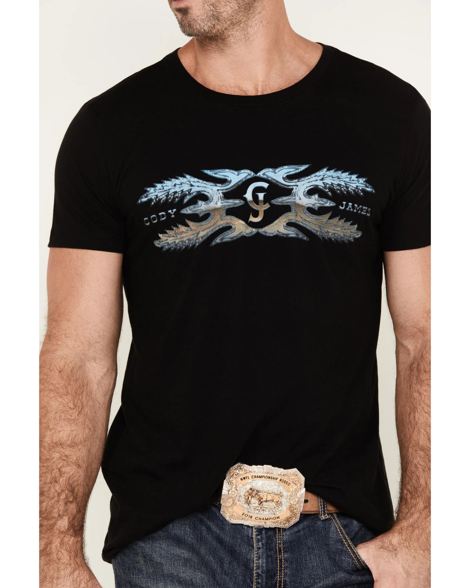 Cody James Men's Boot Stitch Short Sleeve Graphic T-Shirt