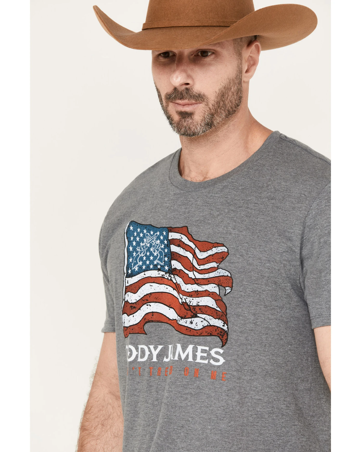 Cody James Men's Revolver Flag Short Sleeve Graphic T-Shirt