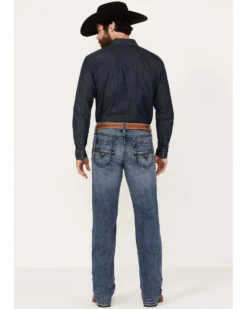 Cody James Men's Outpost Dark Wash Slim Straight Stretch Denim Jeans